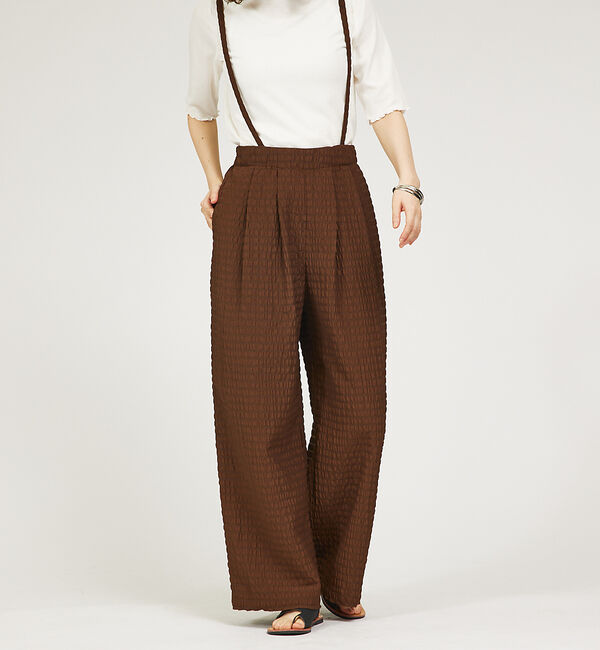 abahouse mavie「【セットアップ対応】サッカーボーダーサスペンダーパンツ」|その他|