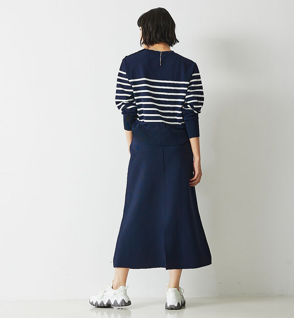 abahouse mavie「【セットアップ対応】セミフレアニットスカート」|スカート|