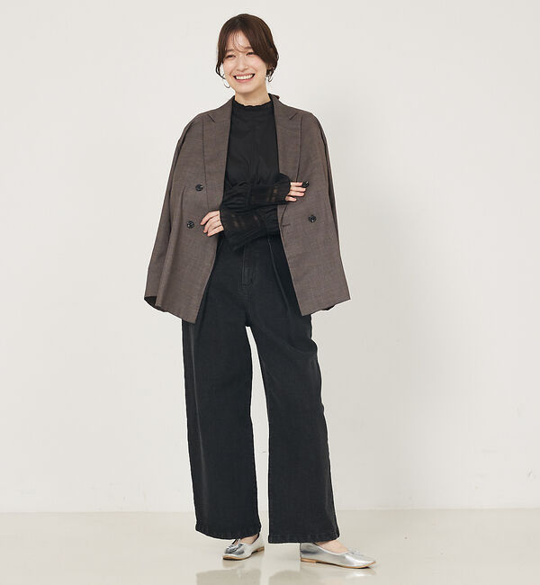 abahouse mavie「タックデニム」|デニム|