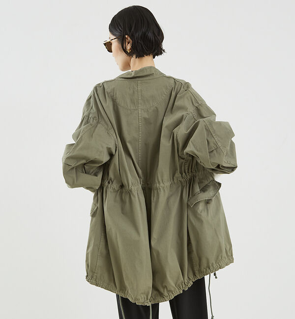The Store by C' 「【COCUCA】製品染めミリタリーコート」|ミリタリー・モッズコート|