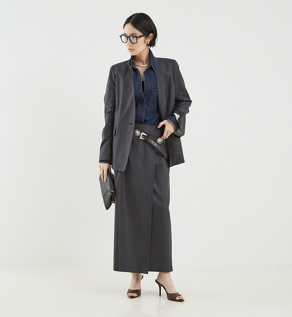 The Store by C' 「【COCUCA】ノーカラージャケット」|ノーカラージャケット|