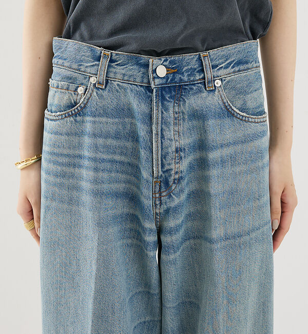 The Store by C' 「【HAIKURE】BETHANY ASIAN FIT／ワイドデニムパンツ」|デニム|