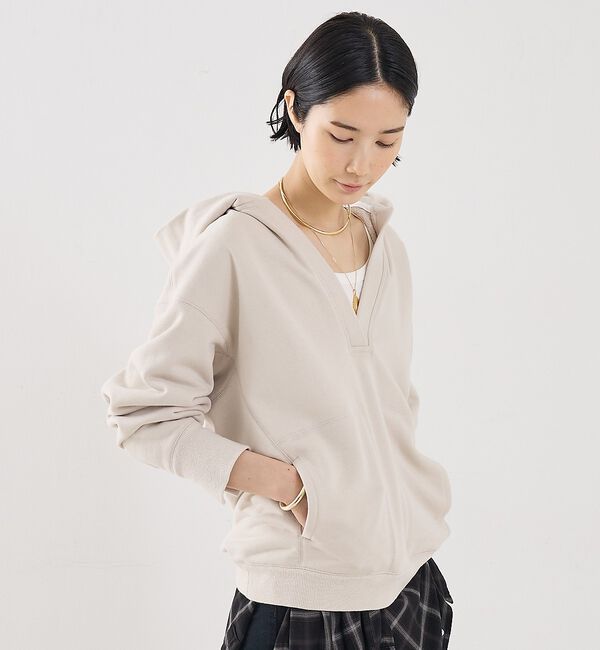 The Store by C' 「【COCUCA】オーバースエット」|パーカー|ベージュ