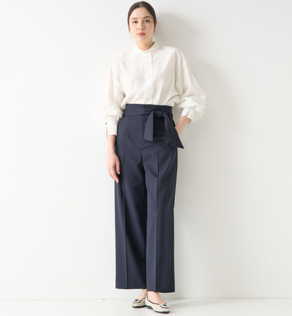 TIARA「ボリュームスリーブタックブラウス」|シャツ・ブラウス|