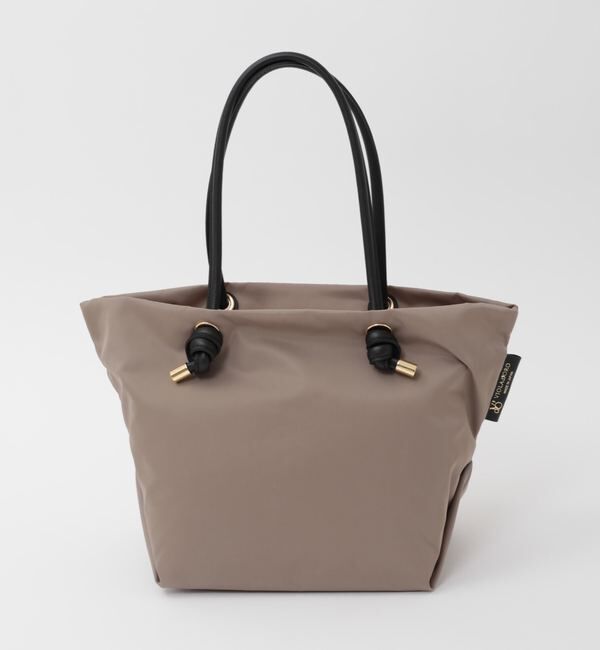 TIARA「【VIOLAd'ORO/ヴィオラドーロ】ナイロントートバッグ（V-2175）」|トートバッグ|トープ&times;ブラック