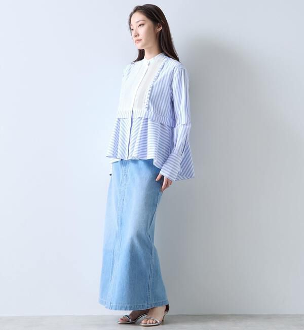 TIARA「《別注》【MARILYN MOON/マリリンムーン】フロントフリルブラウス」|シャツ・ブラウス|