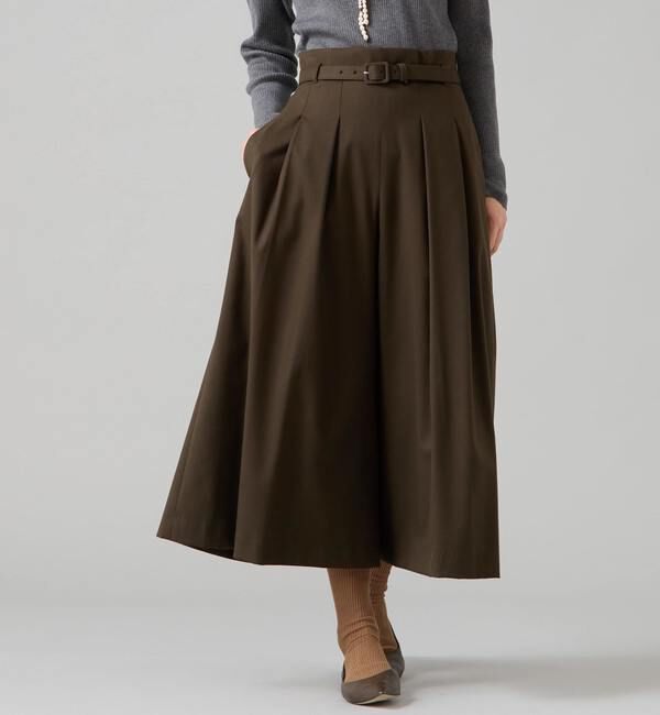 Liesse「【大草直子さんコラボ】大人ガウチョパンツ」|その他|カーキ