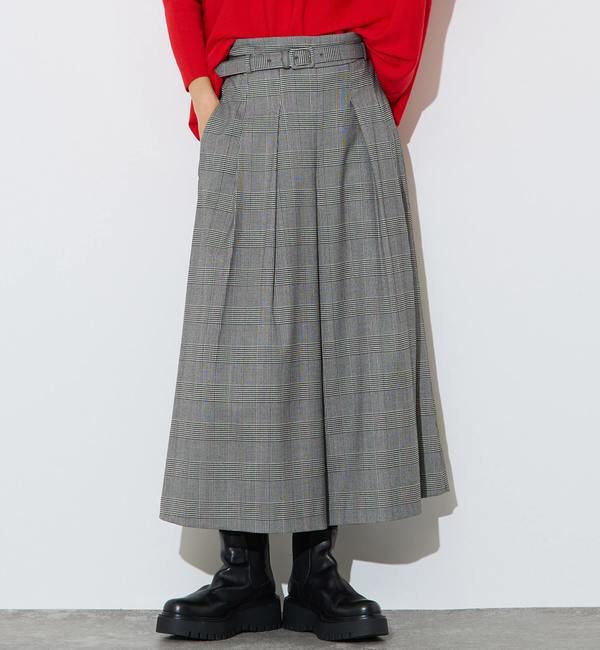Liesse「【大草直子さんコラボ】大人ガウチョパンツ」|その他|グレンチェック