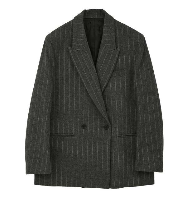 Liesse「ピークドダブルジャケット」|テーラードジャケット|グレー系