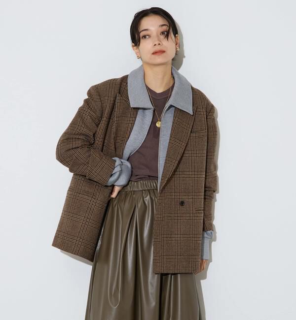 Liesse「ピークドダブルジャケット」|テーラードジャケット|