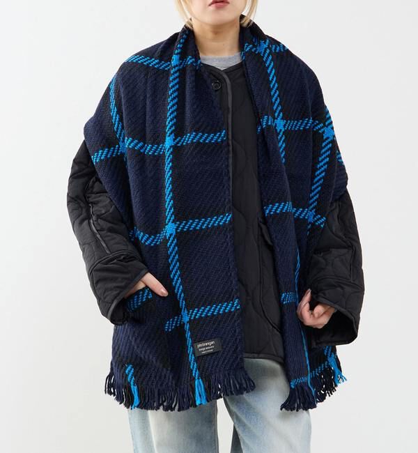 SOFFITTO「【John Branigan/ジョン・ブラニガン】ポケット付きストール」|ストール|ブルー系その他