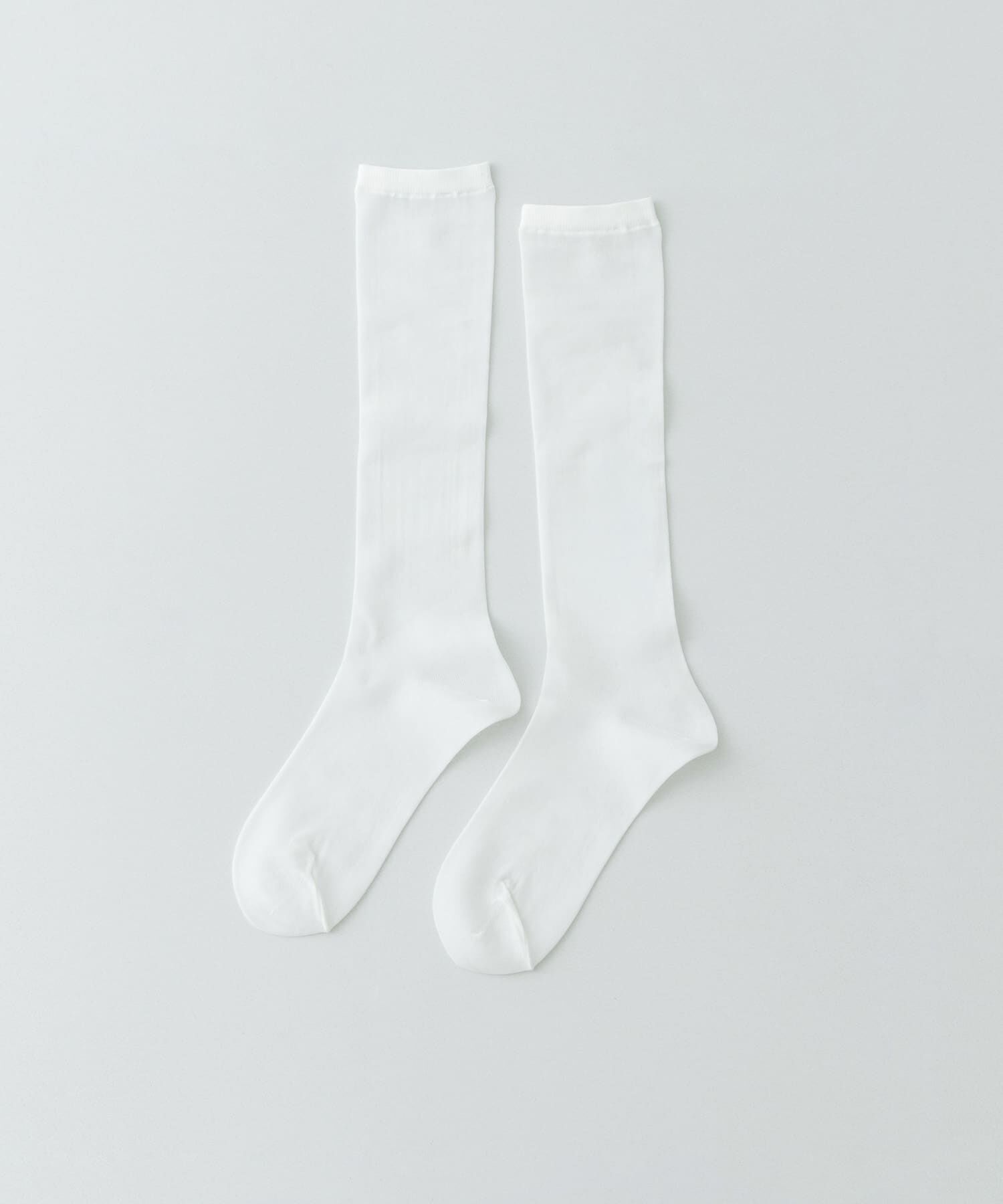 RODE SKO「PIEDI NUDI　SHEER HIGH SOCKS」|ソックス|ホワイト