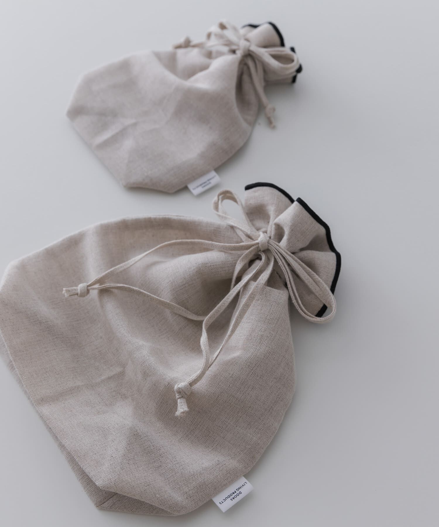 URBAN RESEARCH DOORS「DOORS LIVING PRODUCTS　コットンリネンライン巾着M」|その他|