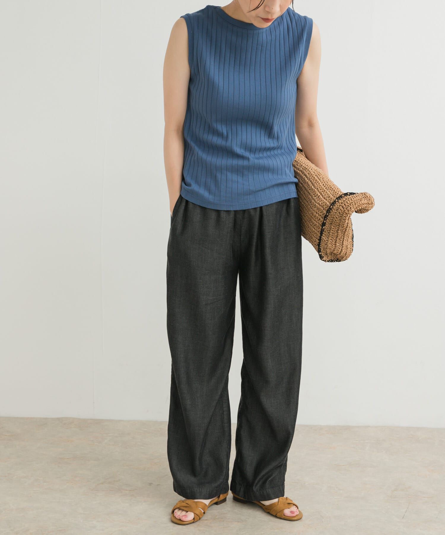 URBAN RESEARCH DOORS「リヨセルデニムイージーパンツ」|デニム|