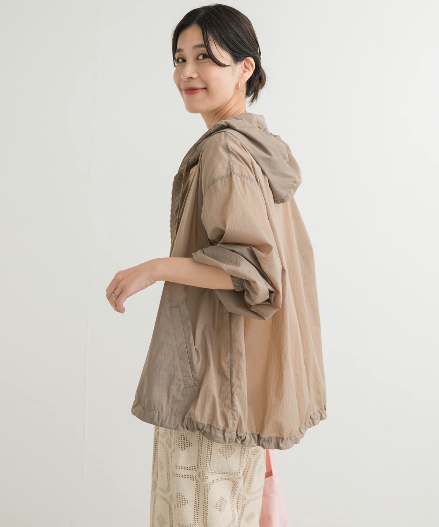 URBAN RESEARCH DOORS「『UR TECH』ポケッタブル撥水フレアパーカー」|アウトドア|