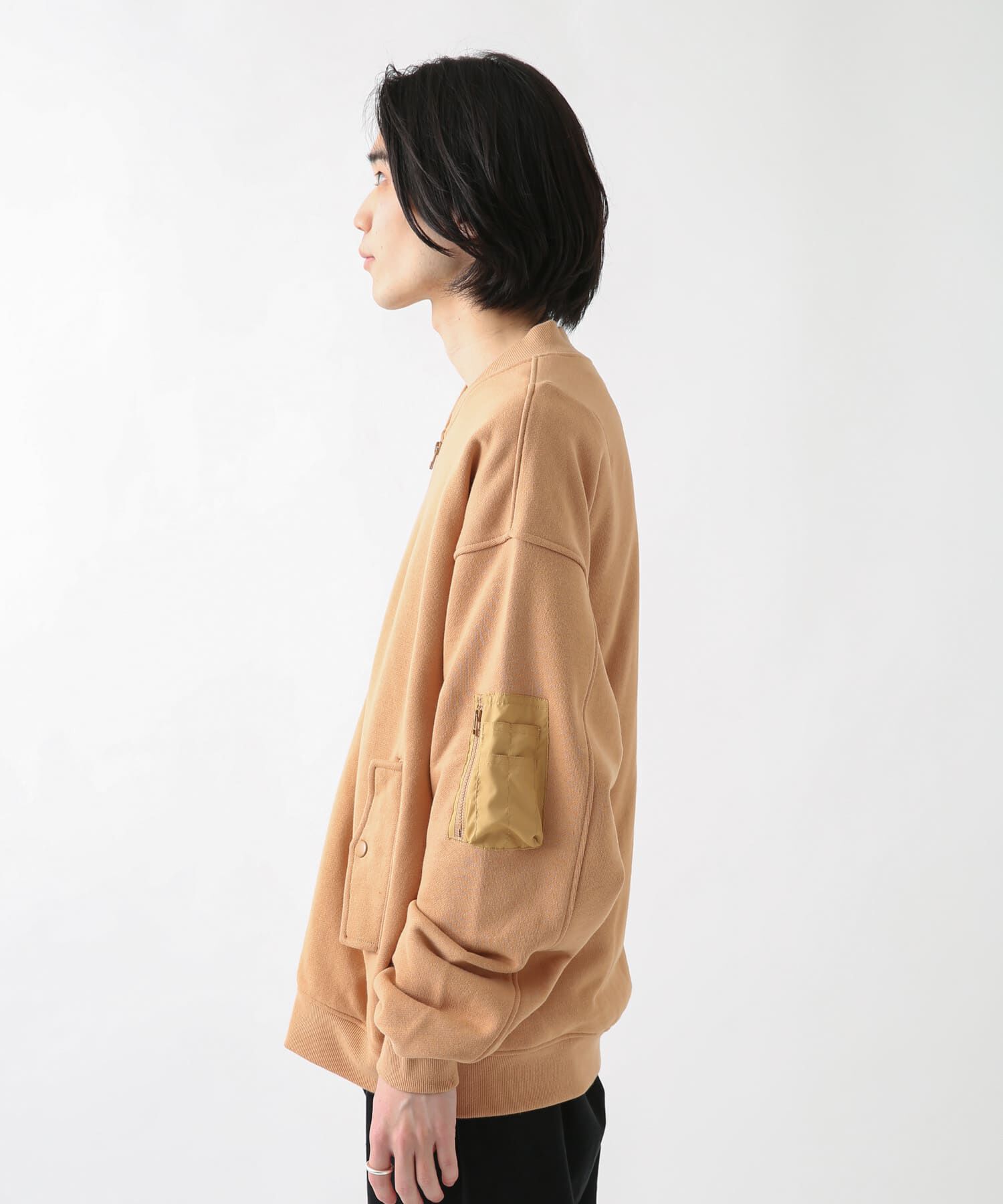 Sonny Label 「裏毛スウェットMA-1ブルゾン」|ブルゾン・スタジャン|