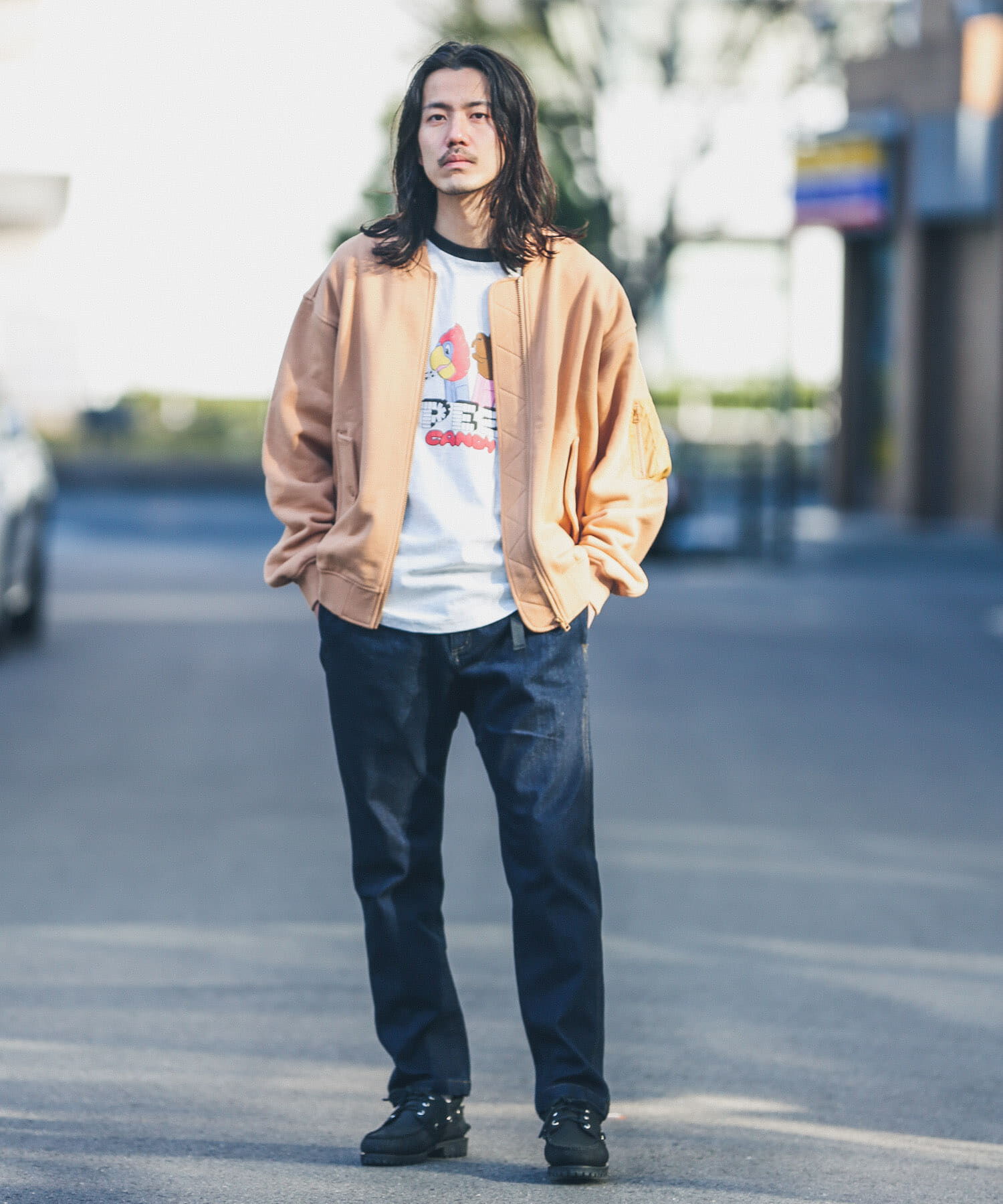 Sonny Label 「裏毛スウェットMA-1ブルゾン」|ブルゾン・スタジャン|