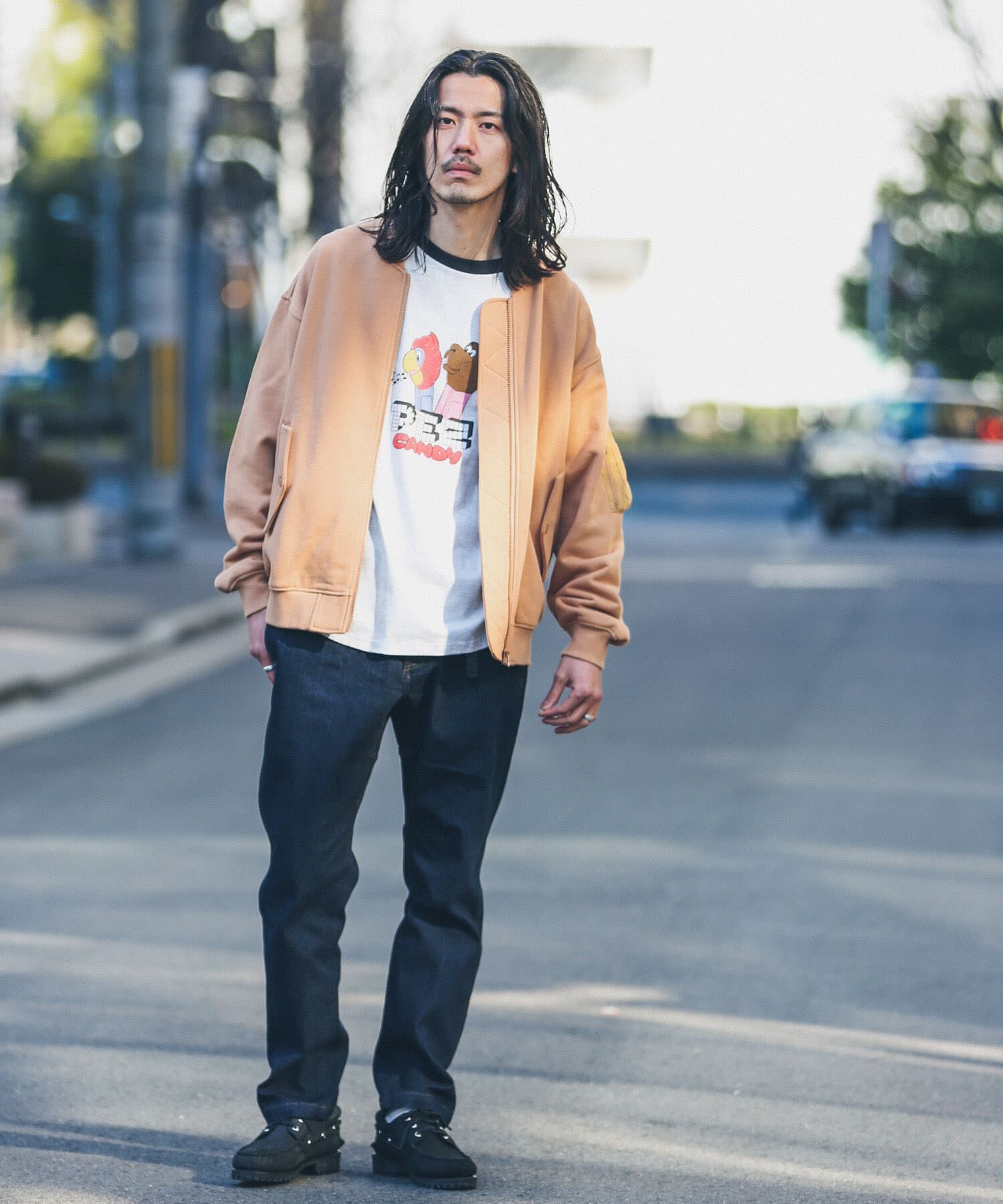 Sonny Label 「裏毛スウェットMA-1ブルゾン」|ブルゾン・スタジャン|