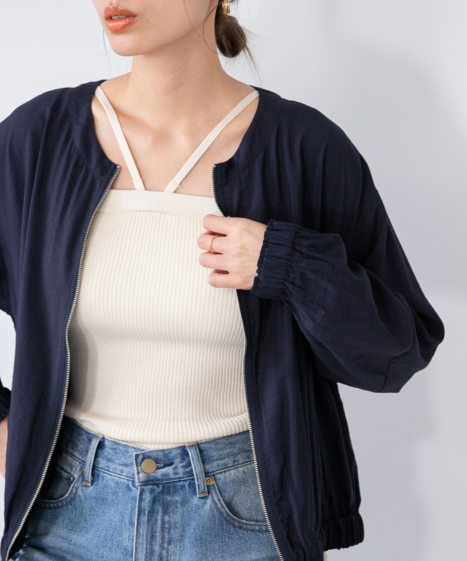 Sonny Label 「カップ付きマルチウェイニットキャミソール」|キャミソール|オフホワイト