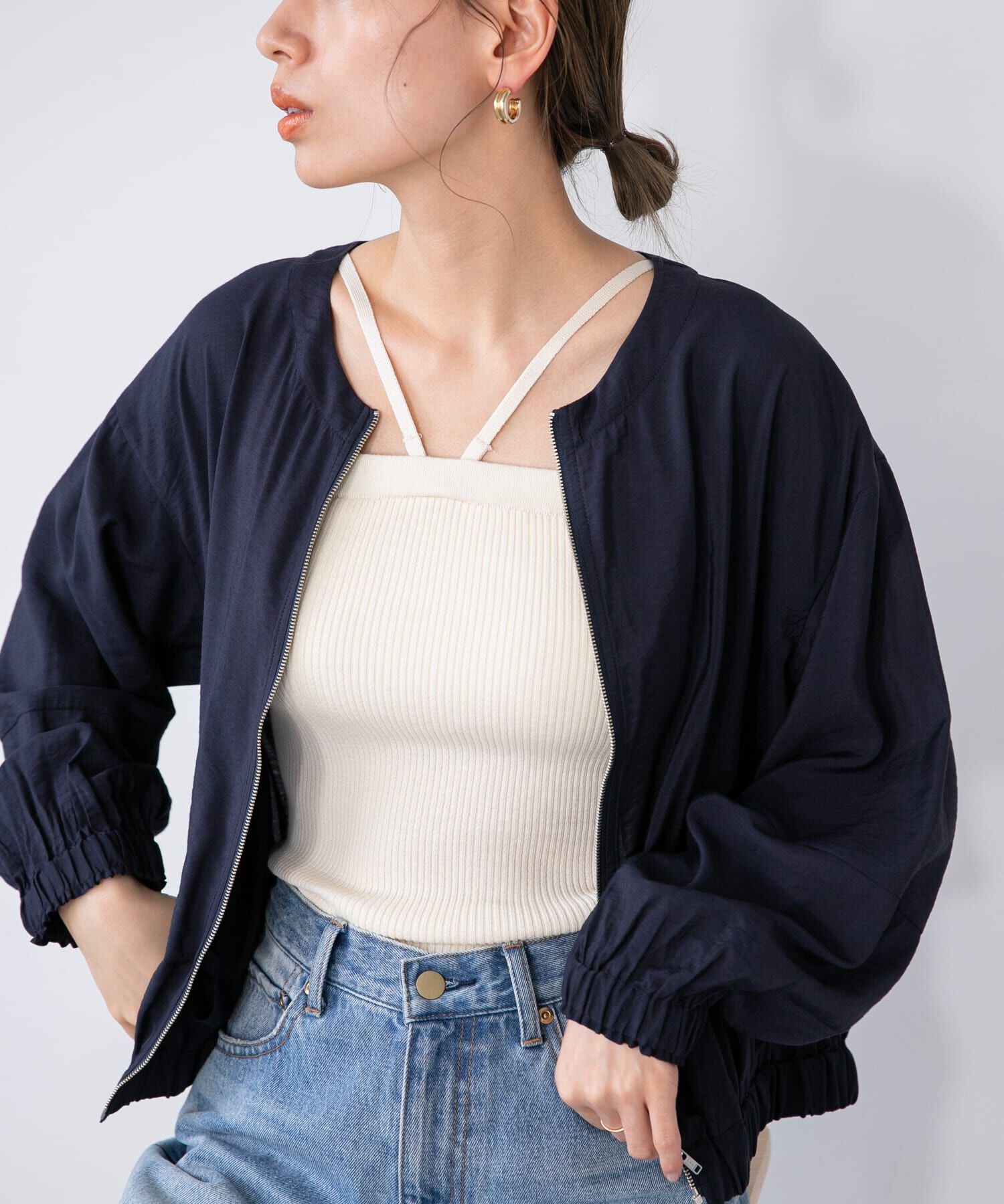 Sonny Label 「カップ付きマルチウェイニットキャミソール」|キャミソール|