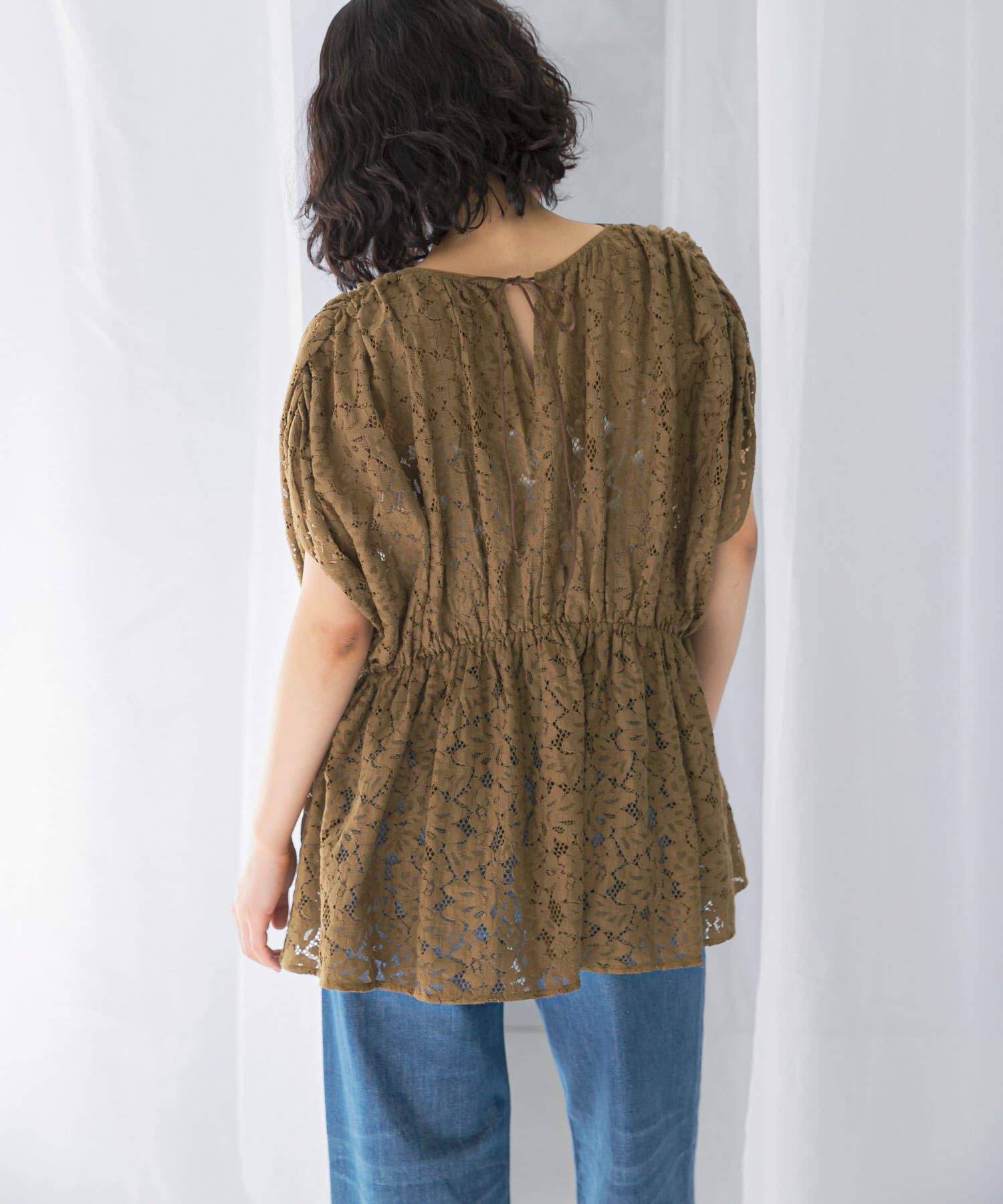 URBAN RESEARCH ROSSO「normment　BOTANICAL LACE TUNIC」|チュニック|