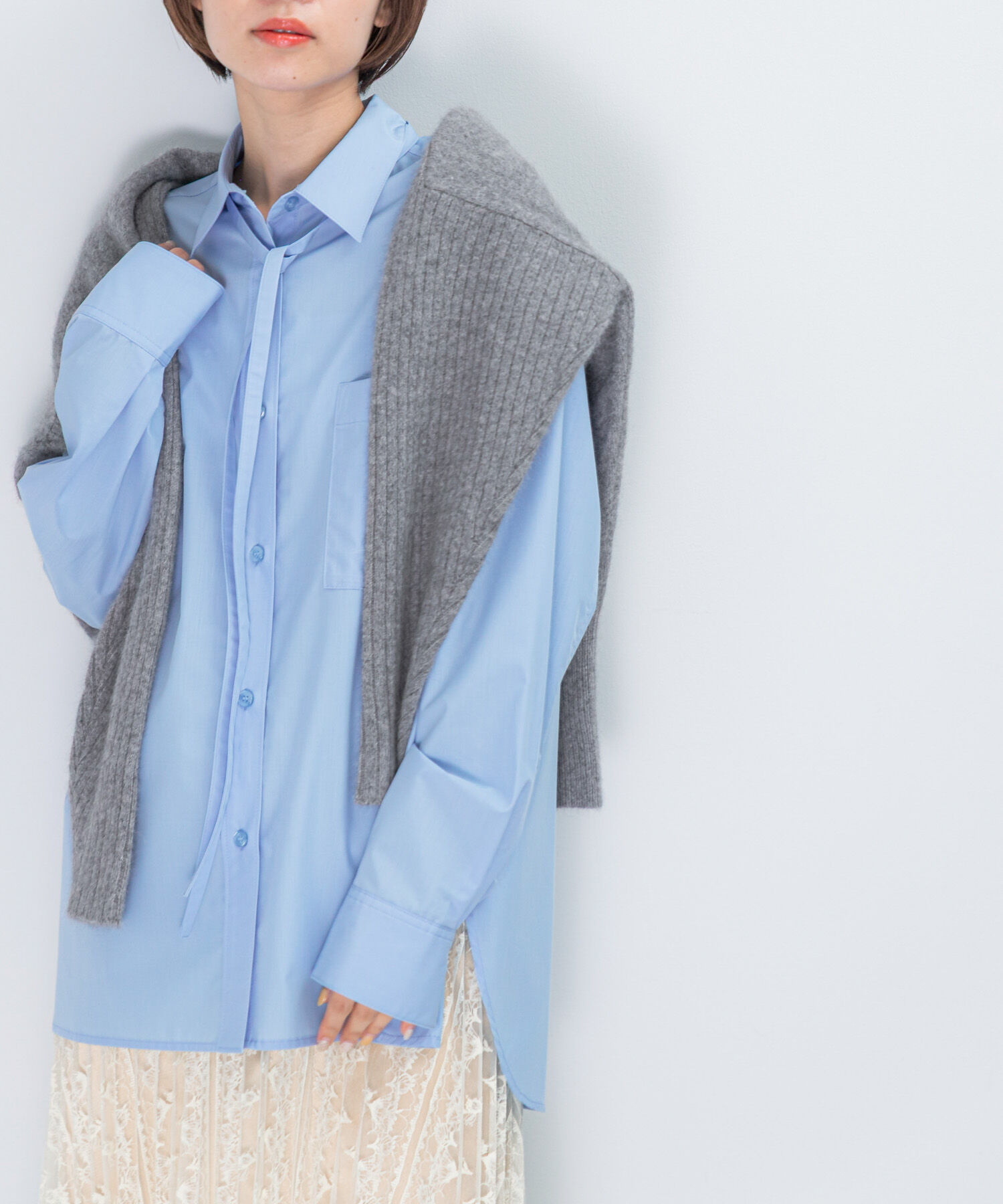 URBAN RESEARCH ROSSO「マルチウェイデザインシャツ」|シャツ・ブラウス|