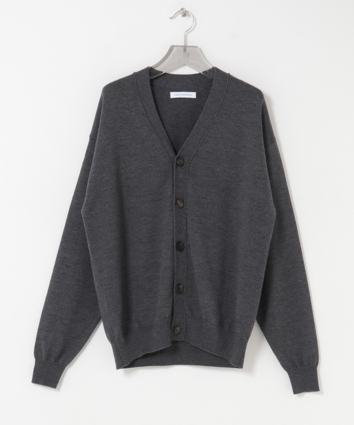 URBAN RESEARCH「CASH FEEL W/MID CARDIGAN」|カーディガン|