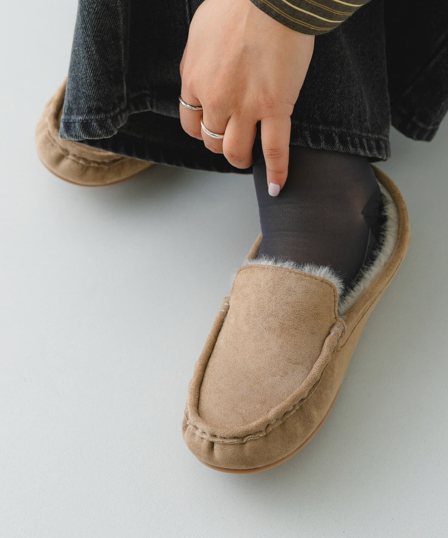 RODE SKO「撥水フラッフィースリッポン」|スリッポン|