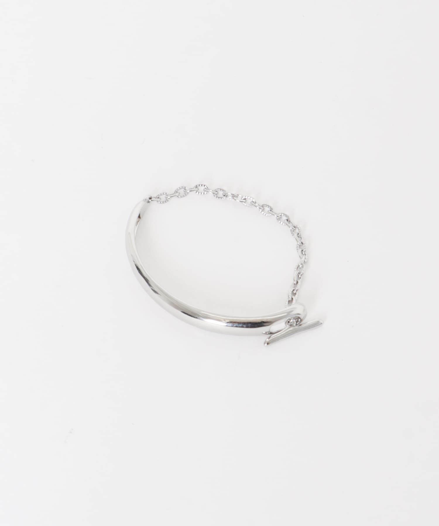 SMELLY「ステンレスカーブバーマンテルブレスレット」|ブレスレット・バングル|