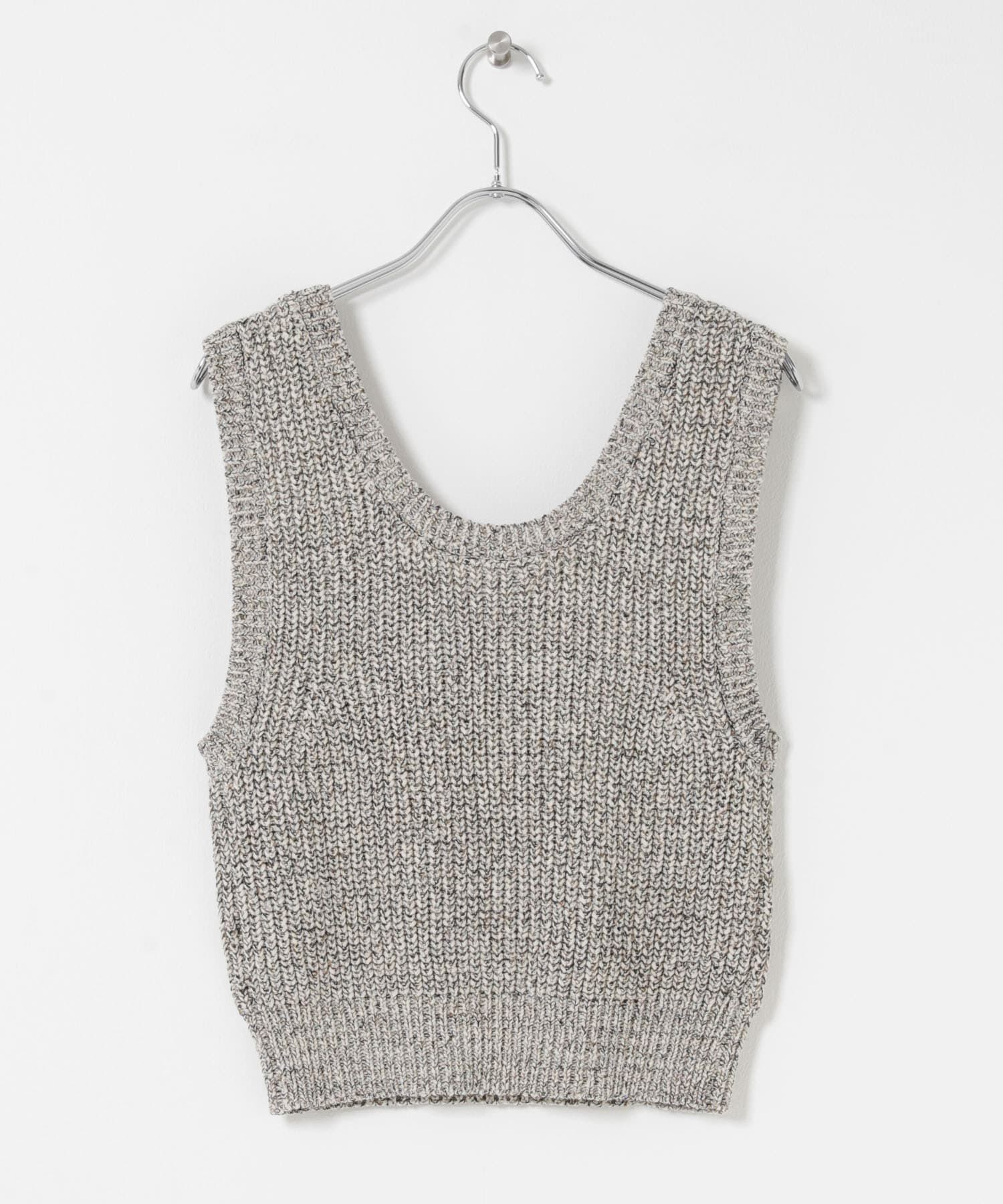 Sonny Label 「メランジテープヤーンUネックニットベスト」|ベスト・ジレ|