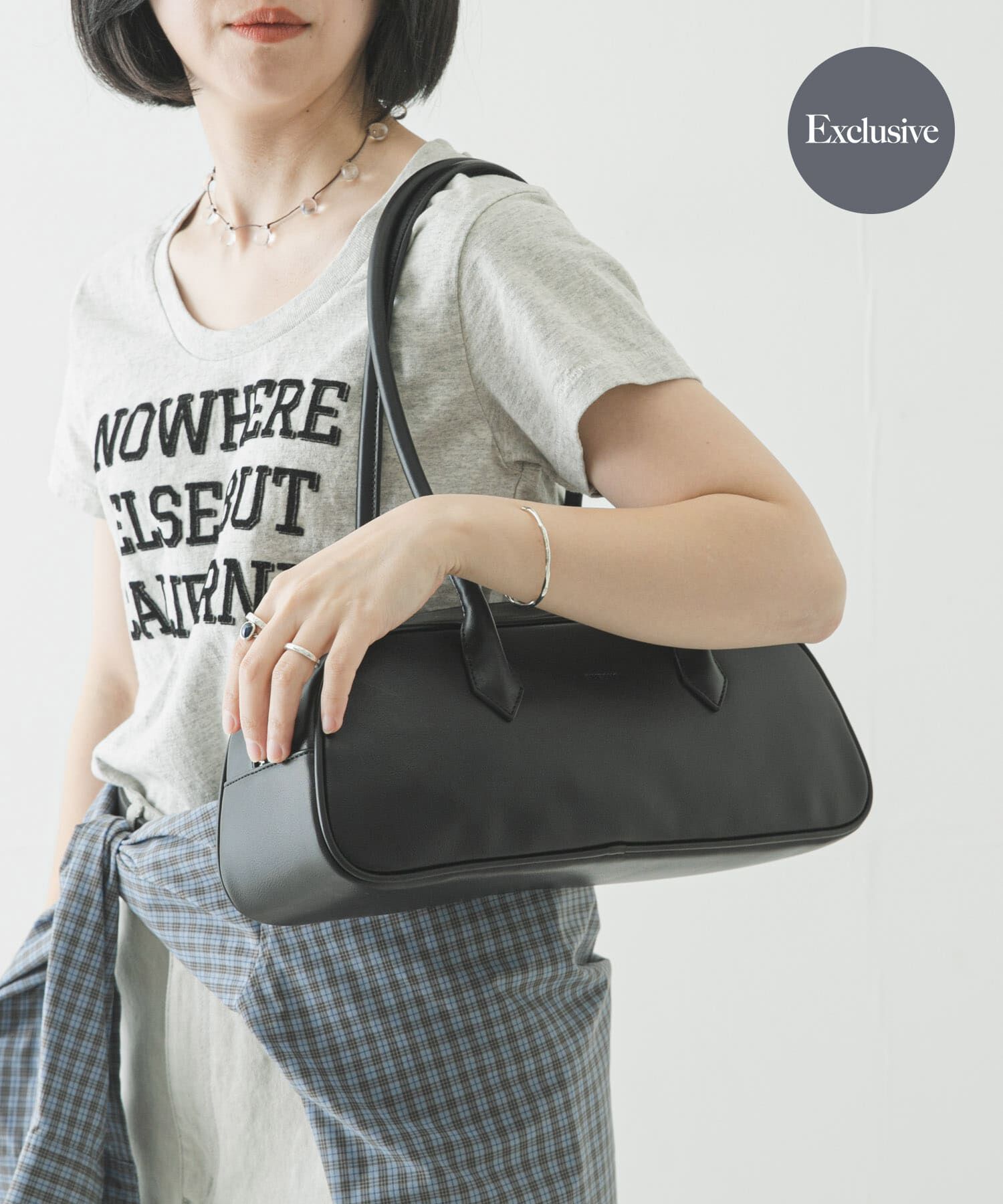 URBAN RESEARCH「『一部別注カラー』SINBONO　KIERA SHOULDER BAG」|ショルダー・メッセンジャー|ブラック
