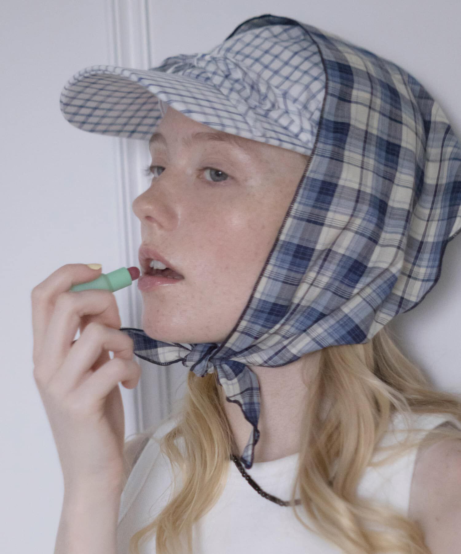 SMELLY「フロントリボンチェックキャップ」|キャップ・キャスケット|