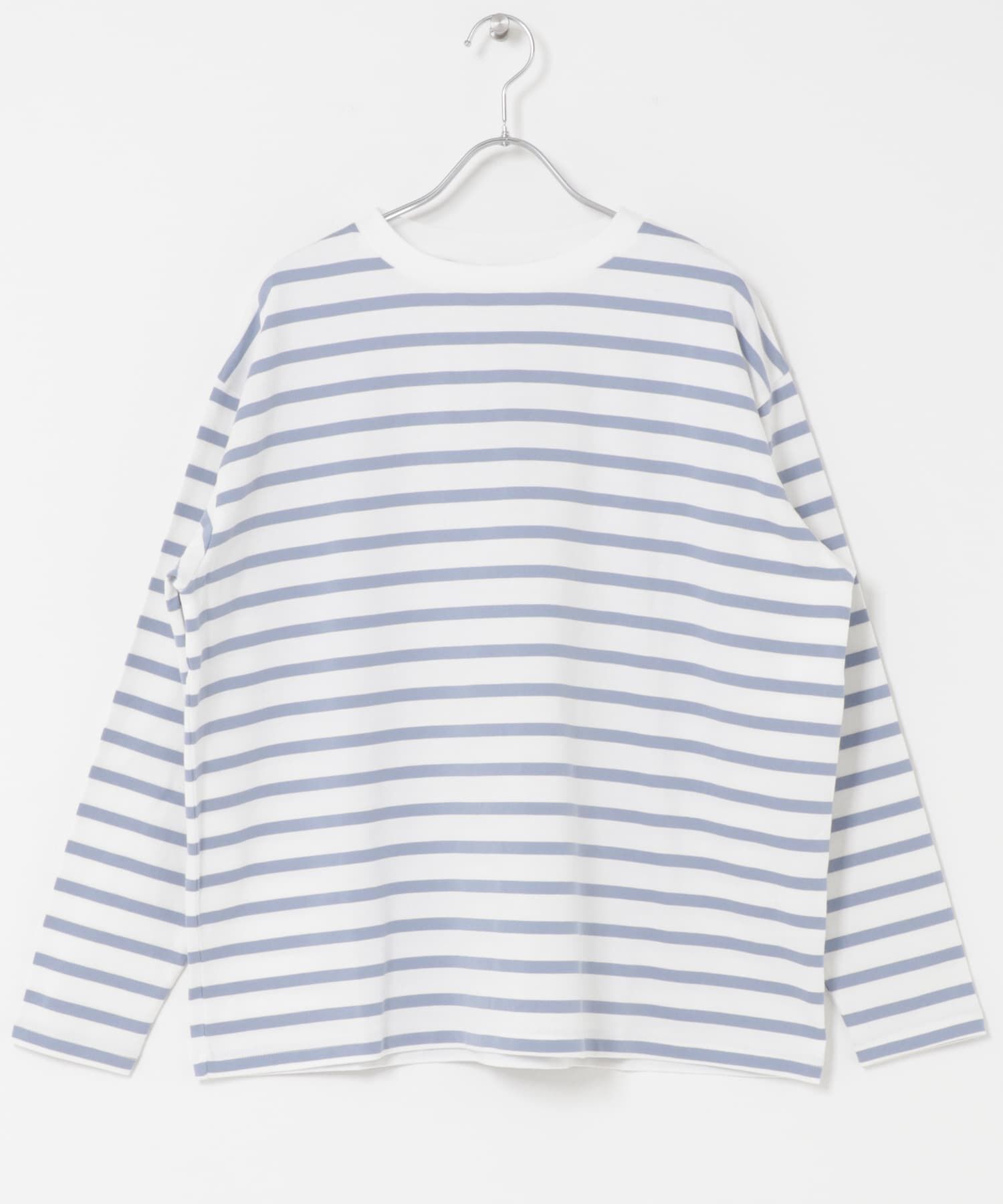 URBAN RESEARCH DOORS「ボーダーワイドプルオーバー」|Tシャツ・カットソー|