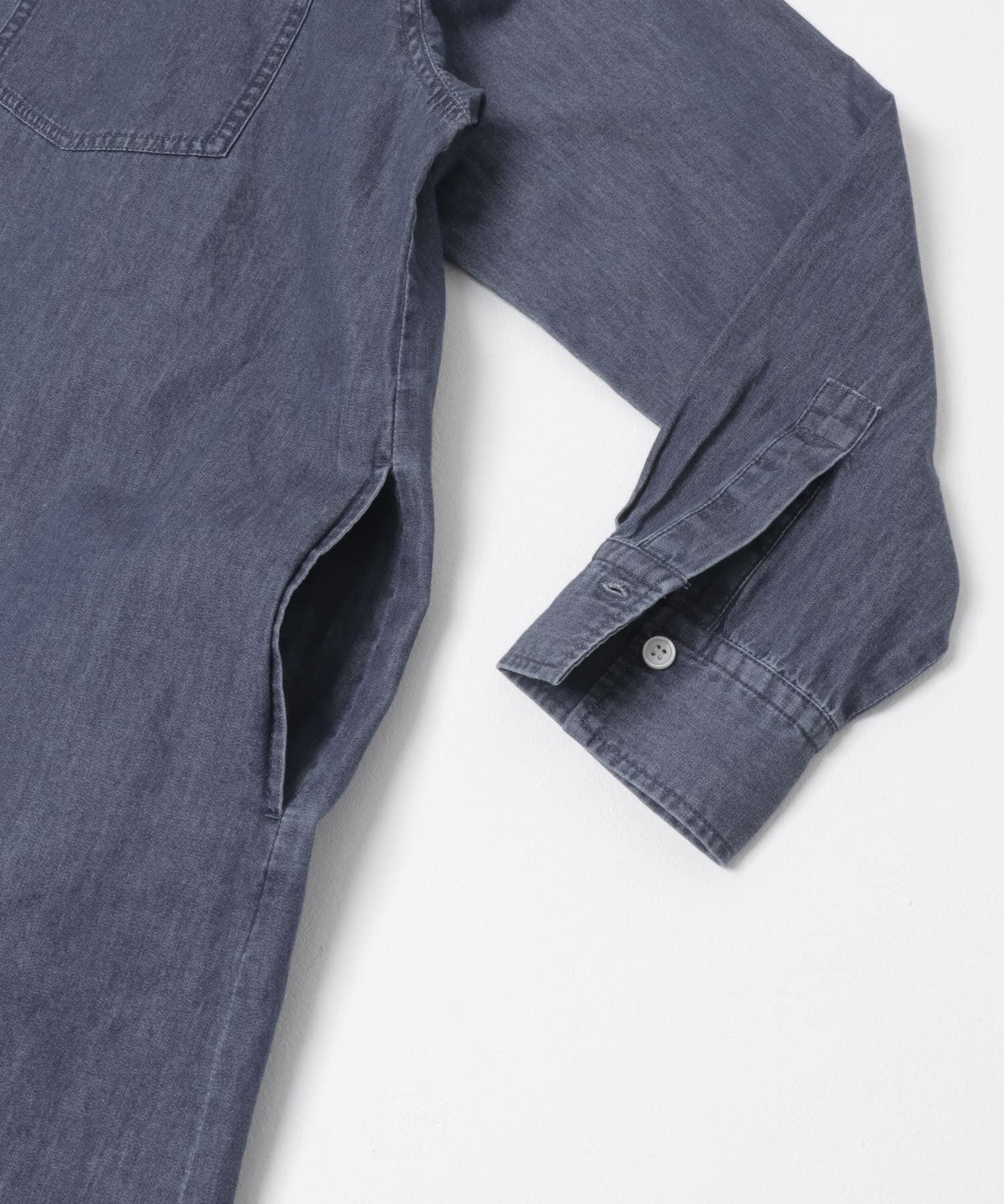 URBAN RESEARCH DOORS「ライトコットンデニムシャツワンピース」|ワンピース|