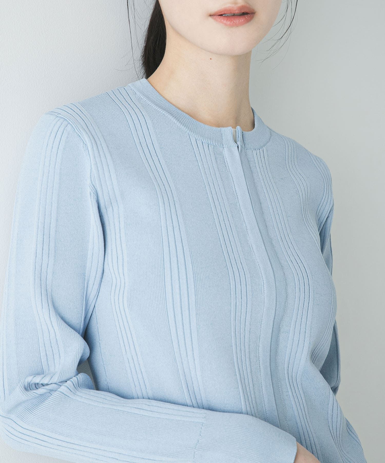 URBAN RESEARCH「ランダムリブニットカーディガン」|カーディガン|