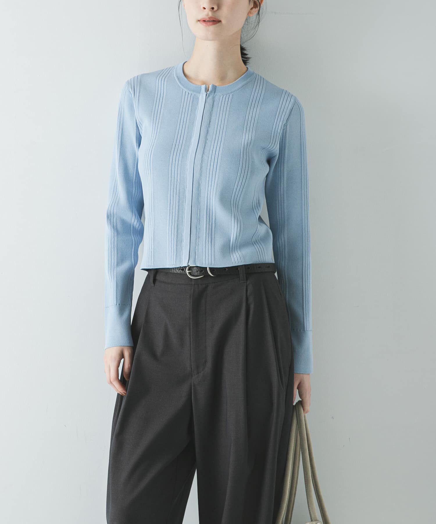 URBAN RESEARCH「ランダムリブニットカーディガン」|カーディガン|