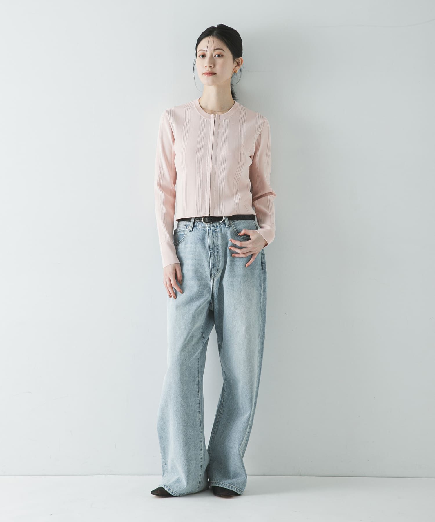 URBAN RESEARCH「ランダムリブニットカーディガン」|カーディガン|