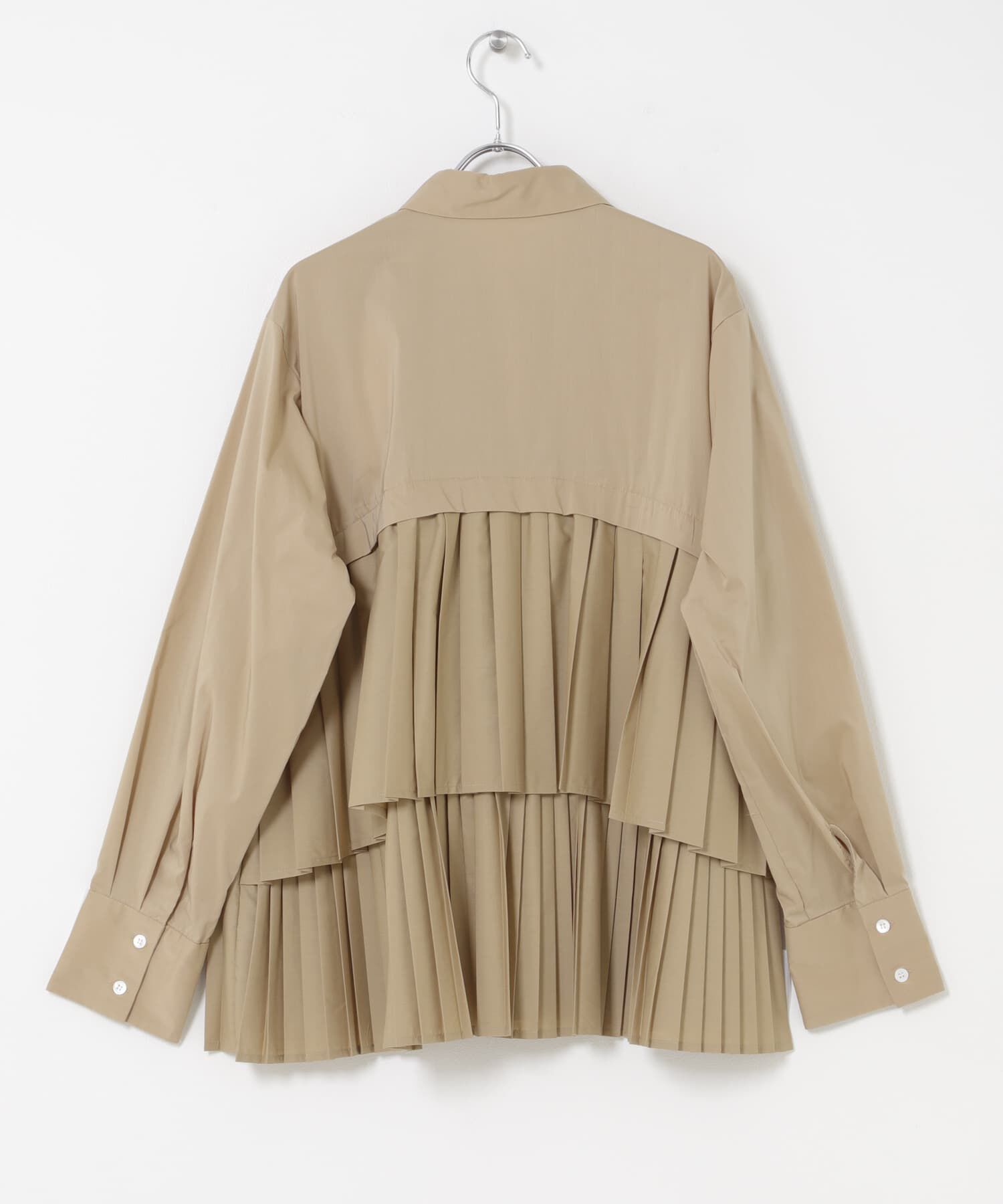 URBAN RESEARCH ROSSO「ELENDEEK　PLEATS LAYERED SHIRTS」|シャツ・ブラウス|