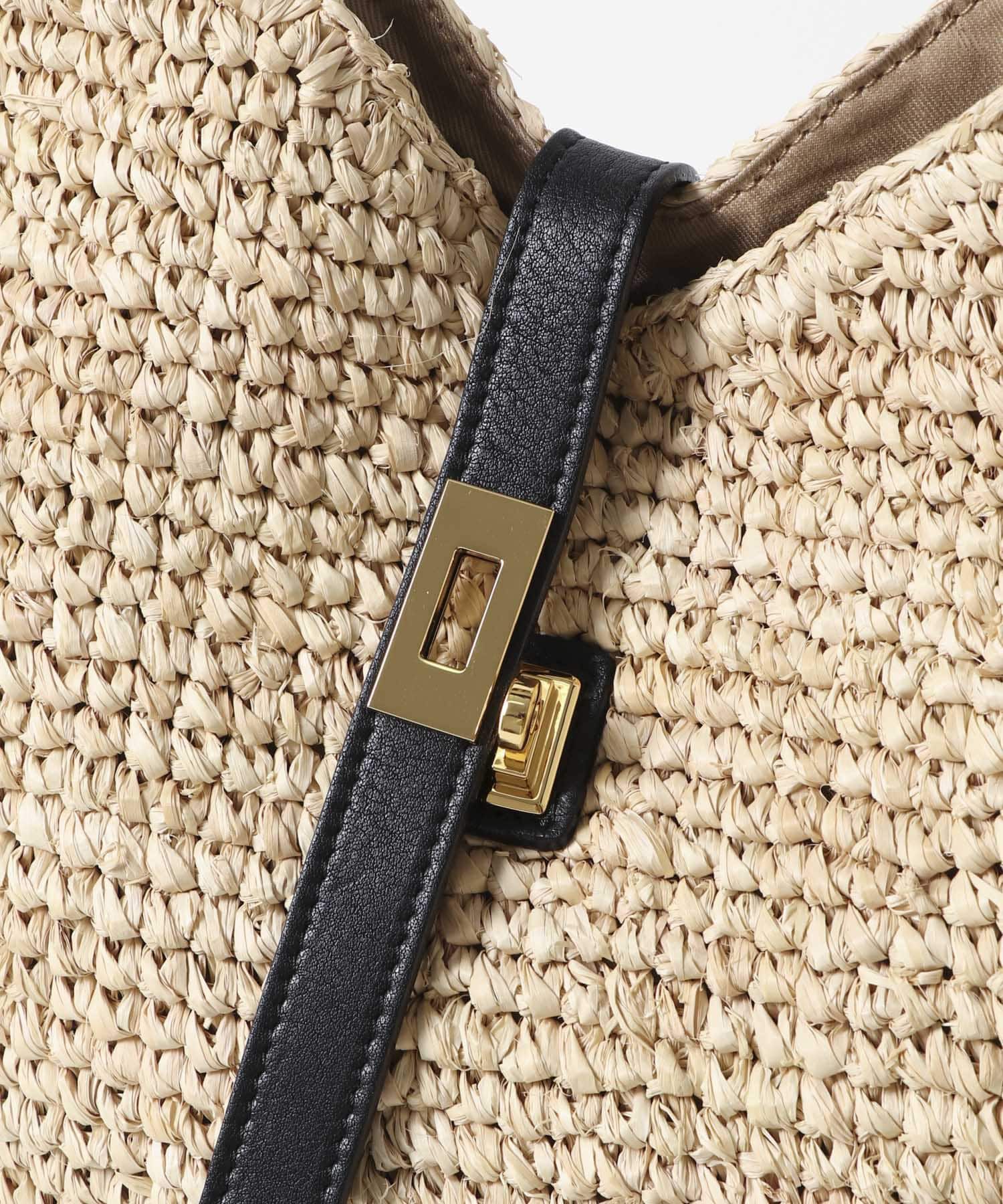 URBAN RESEARCH ROSSO「VIOLAd&rsquo;ORO　ラフィアワンショルダーバッグ」|かごバッグ|