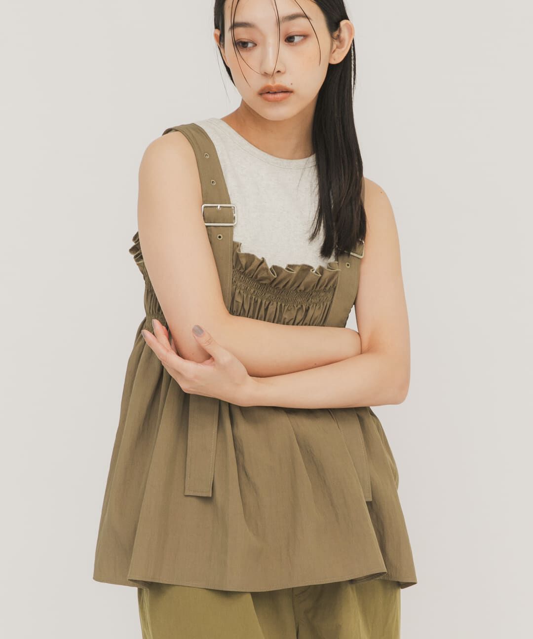  「フリルギャザービスチェ」|その他|