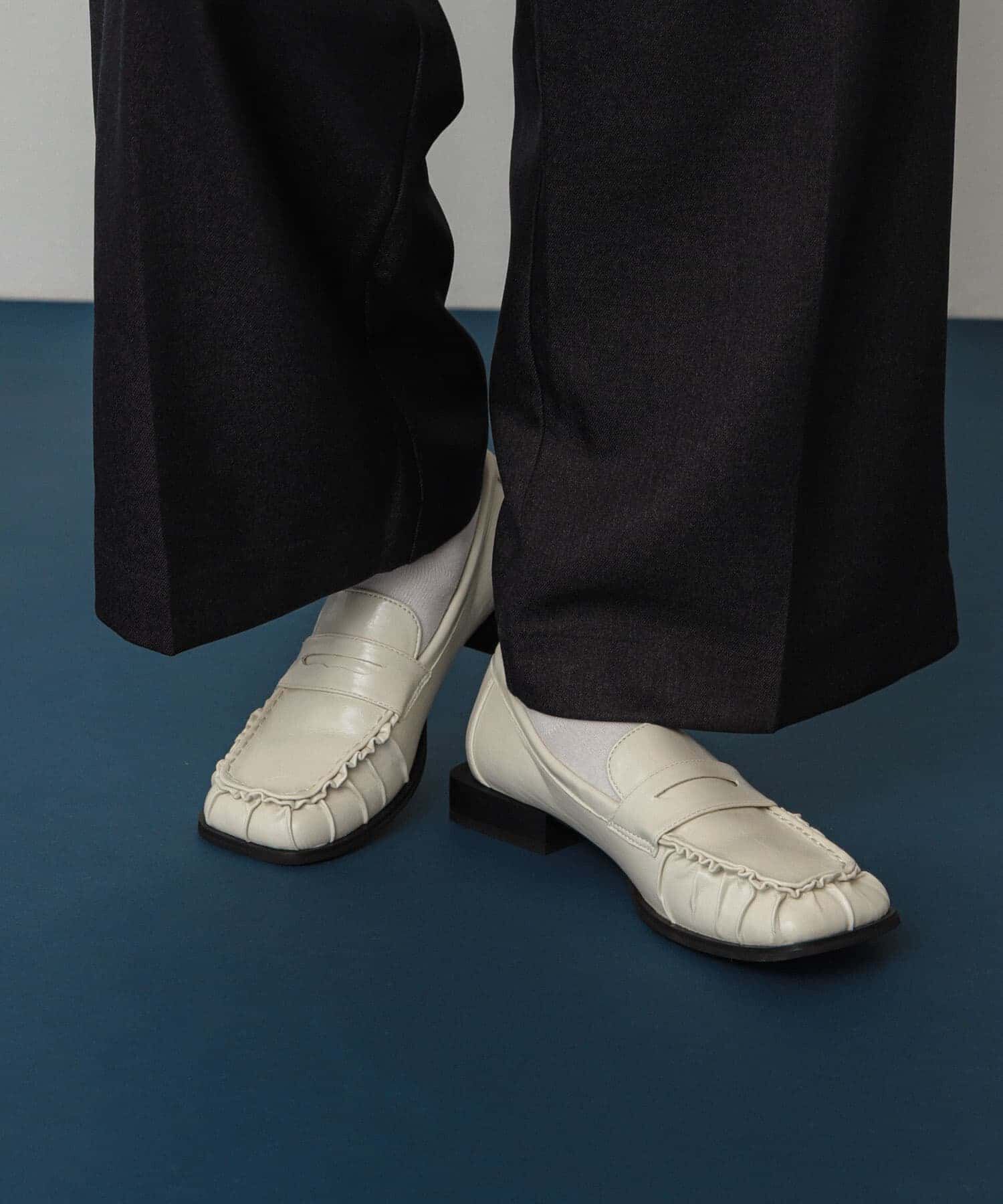 SENSE OF PLACE by URBAN RESEARCH「ギャザースクエアローファー」|ローファー|