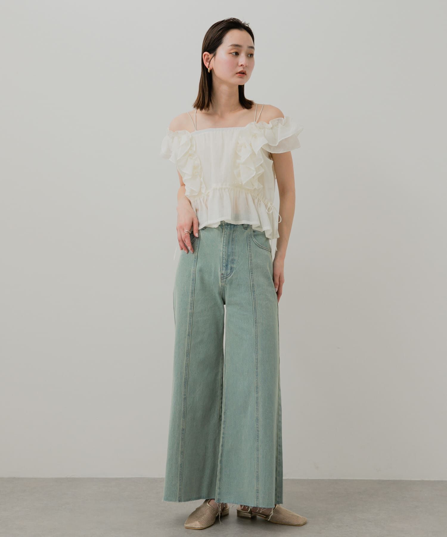 SENSE OF PLACE by URBAN RESEARCH「Tストラップメッシュサンダル」|サンダル|