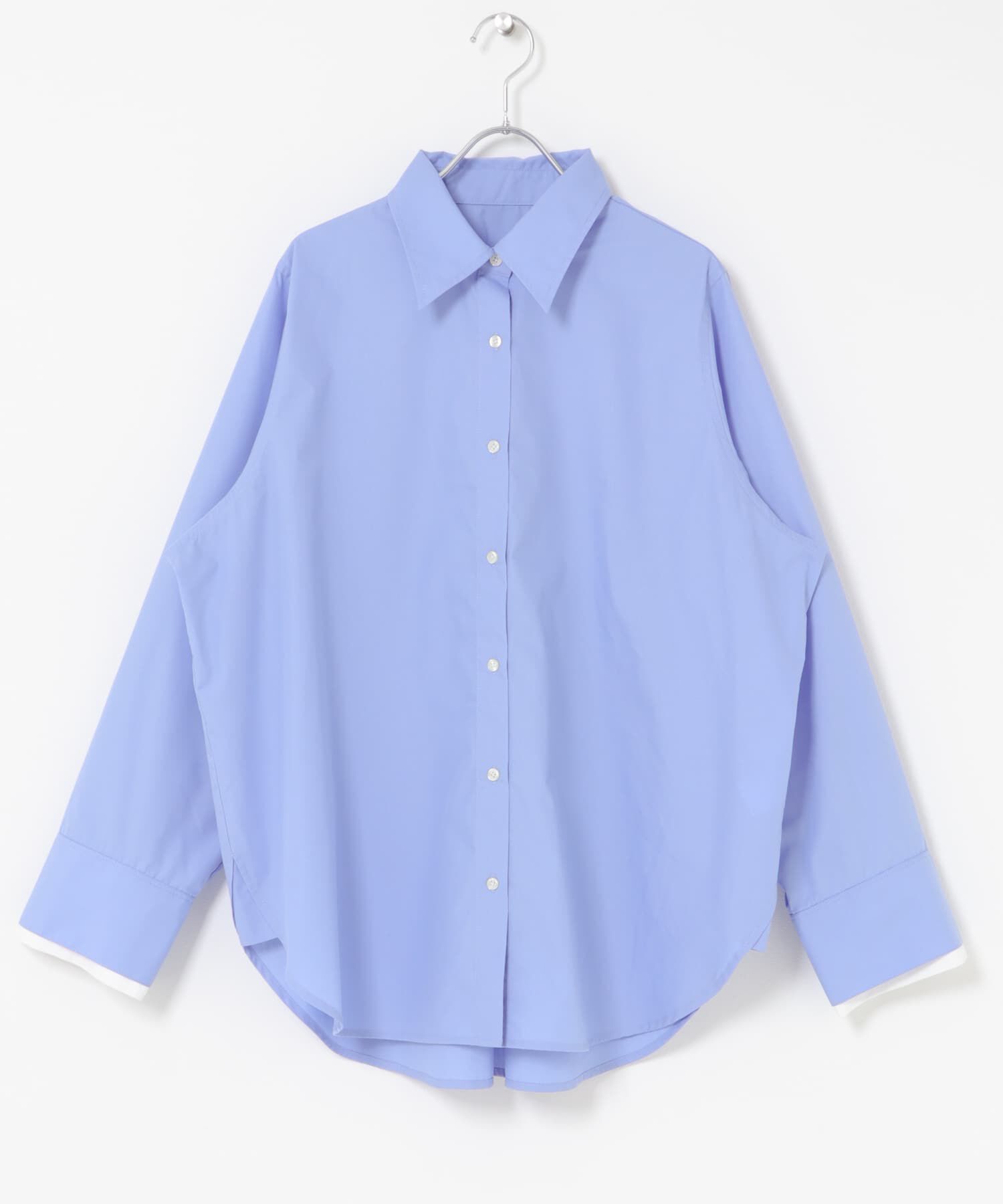 SENSE OF PLACE by URBAN RESEARCH「『イージーケア』レイヤードカフスルーズシャツ」|シャツ・ブラウス|