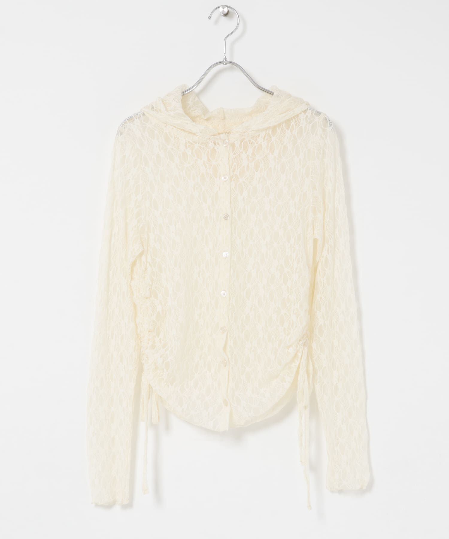 SENSE OF PLACE by URBAN RESEARCH「『洗濯可』フーディレースカットトップ」|その他|