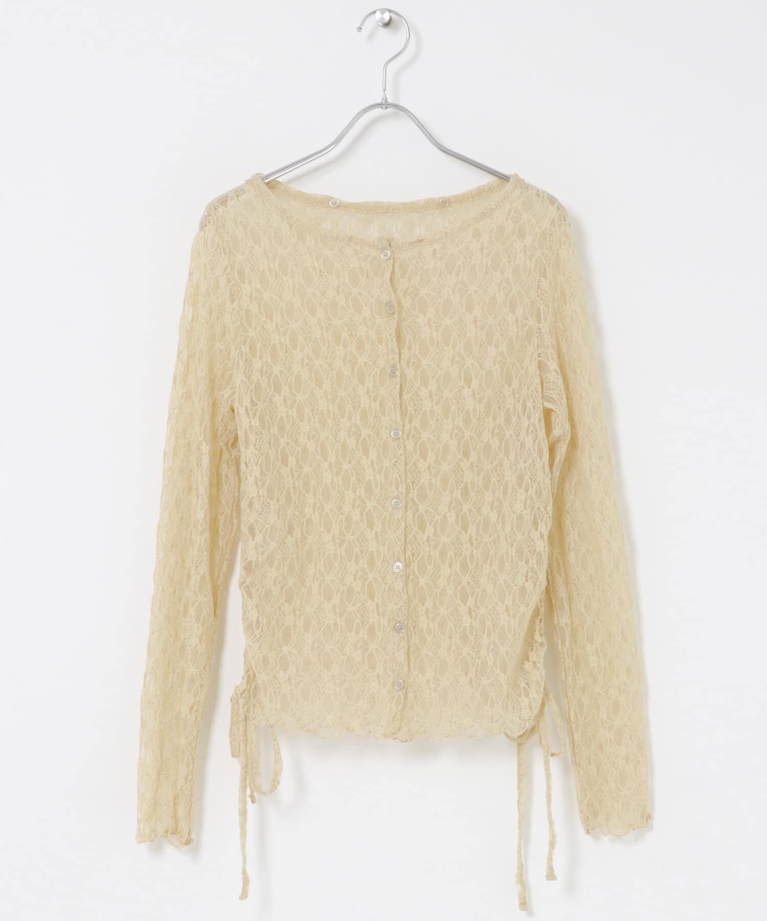 SENSE OF PLACE by URBAN RESEARCH「『洗濯可』フーディレースカットトップ」|その他|