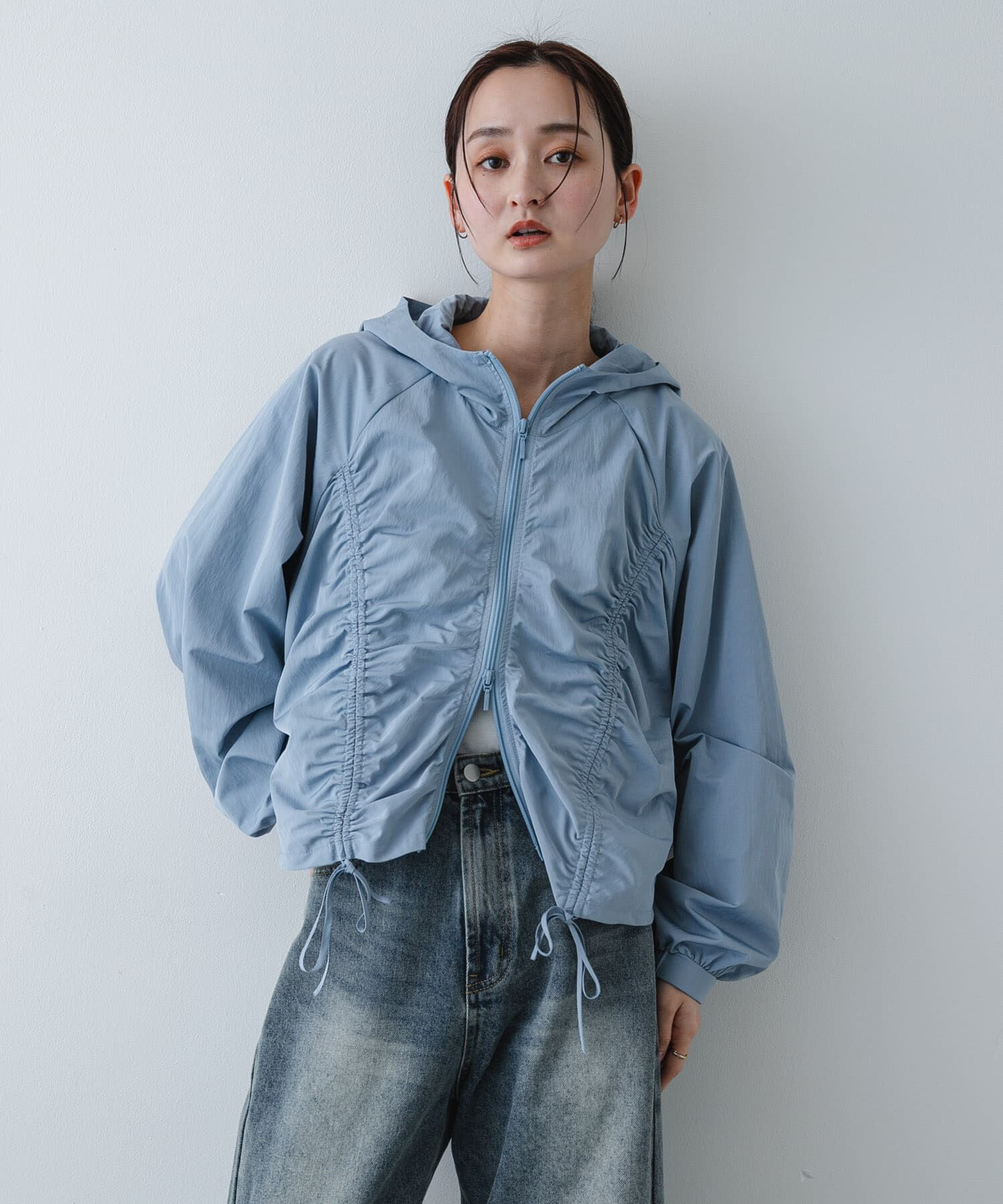 SENSE OF PLACE by URBAN RESEARCH「シャーリングライトブルゾン」|ブルゾン・スタジャン|