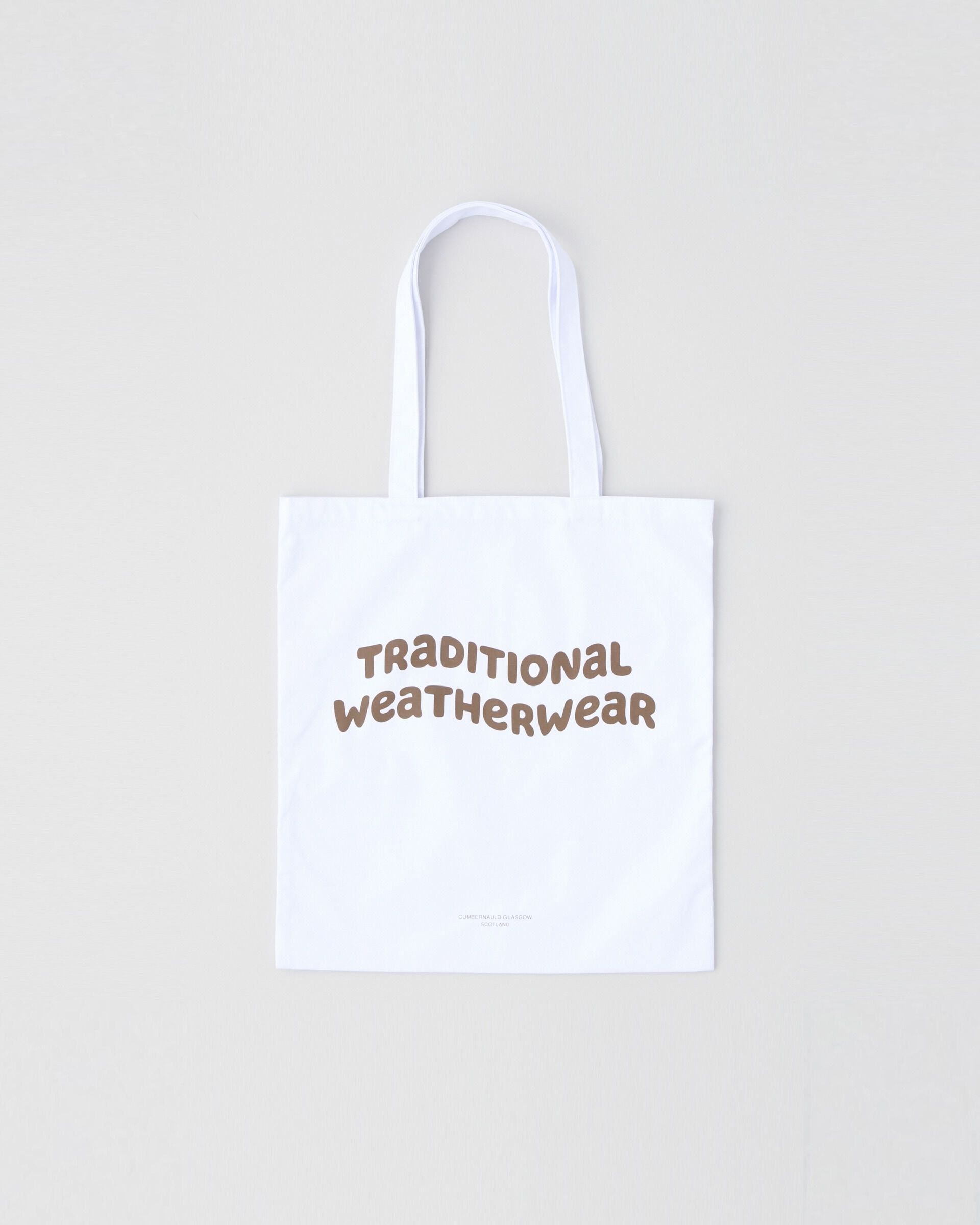Traditional Weatherwear「WAVE LOGO TOTE」|その他|ｵﾌﾟﾃｨｯｸﾎﾜｲﾄ&times;ﾌﾞﾗｳﾝ