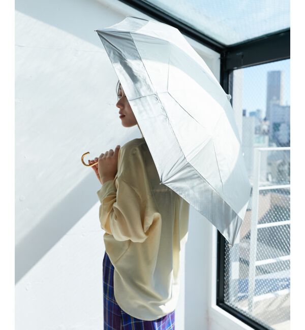 le.coeur blanc「PUバイカラー折りたたみ傘」|傘|