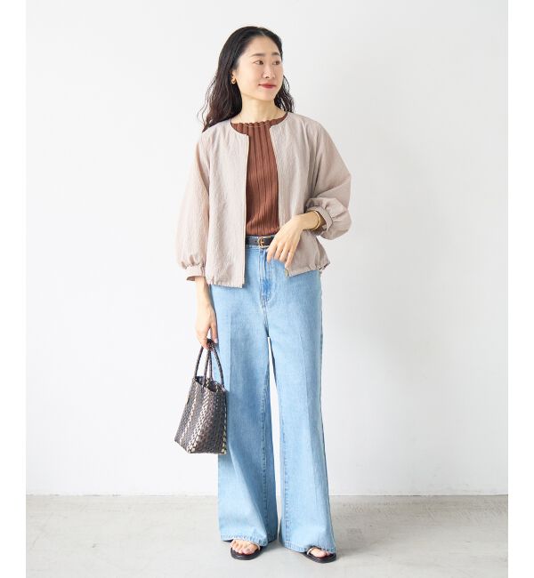  「カラミタンブラータックスリーブブルゾン」|ブルゾン・スタジャン|