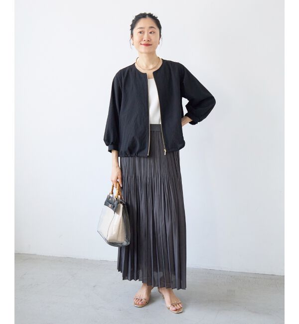  「カラミタンブラータックスリーブブルゾン」|ブルゾン・スタジャン|